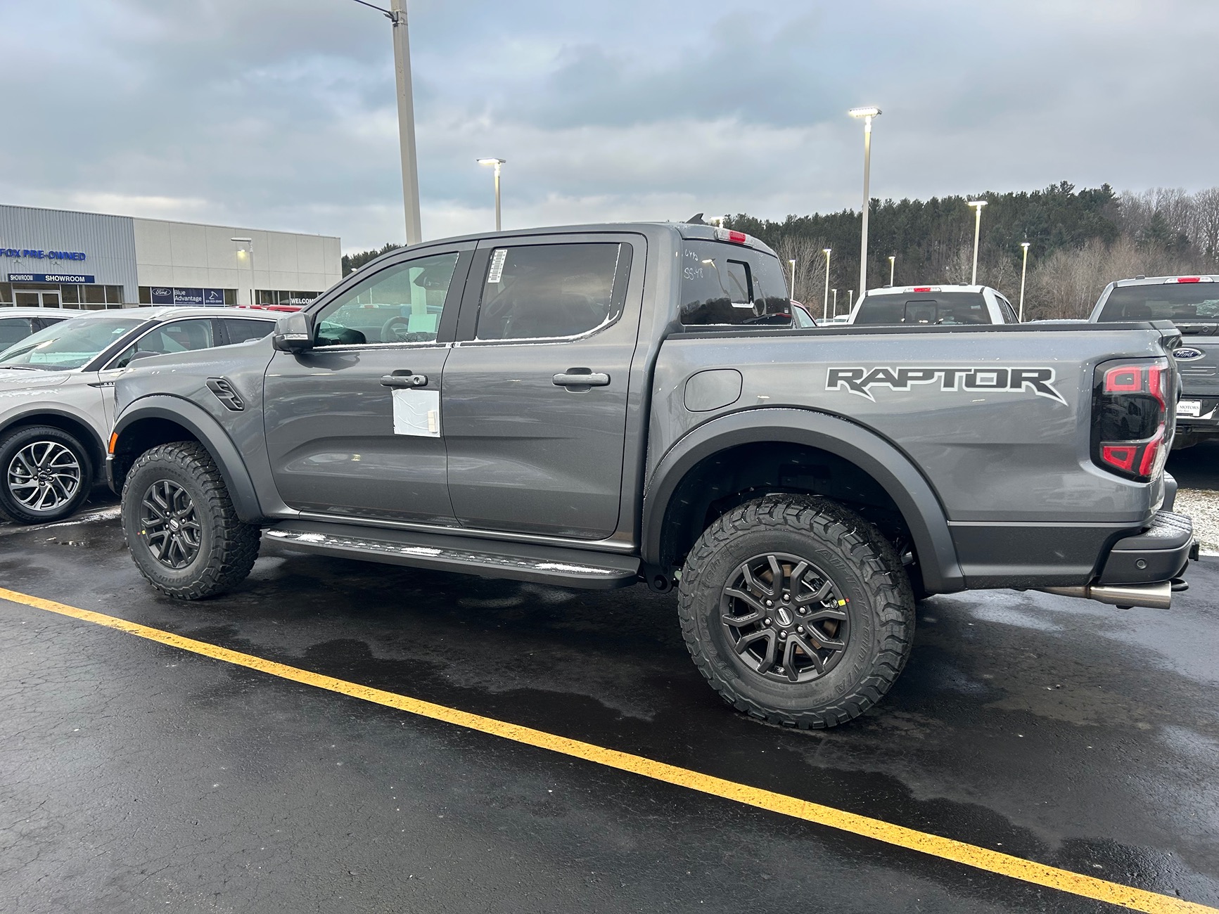 Ford Ranger Watching my 2024 Ranger Raptor get unloaded off delivery truck! 🤩😱 [cold start video added]! IMG_1801