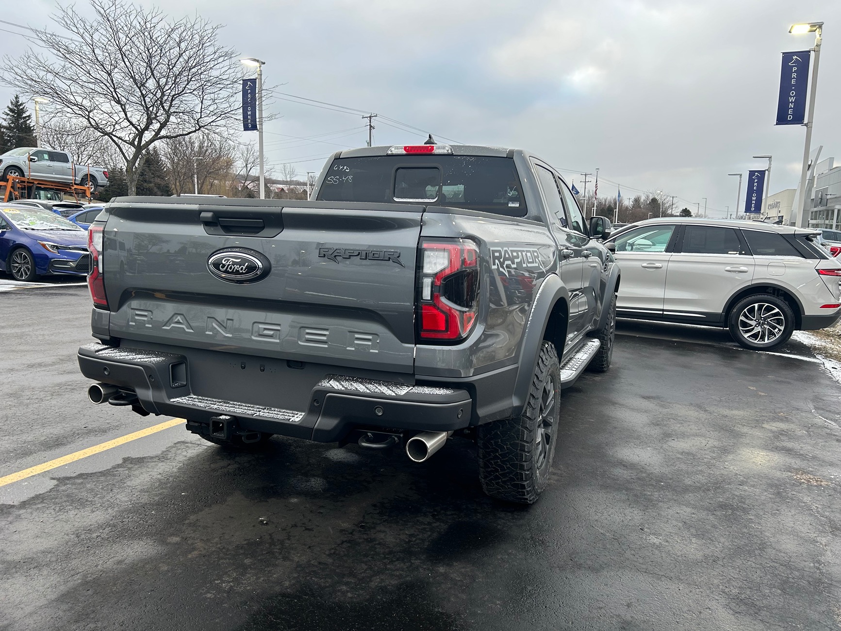 Ford Ranger Watching my 2024 Ranger Raptor get unloaded off delivery truck! 🤩😱 [cold start video added]! IMG_1804