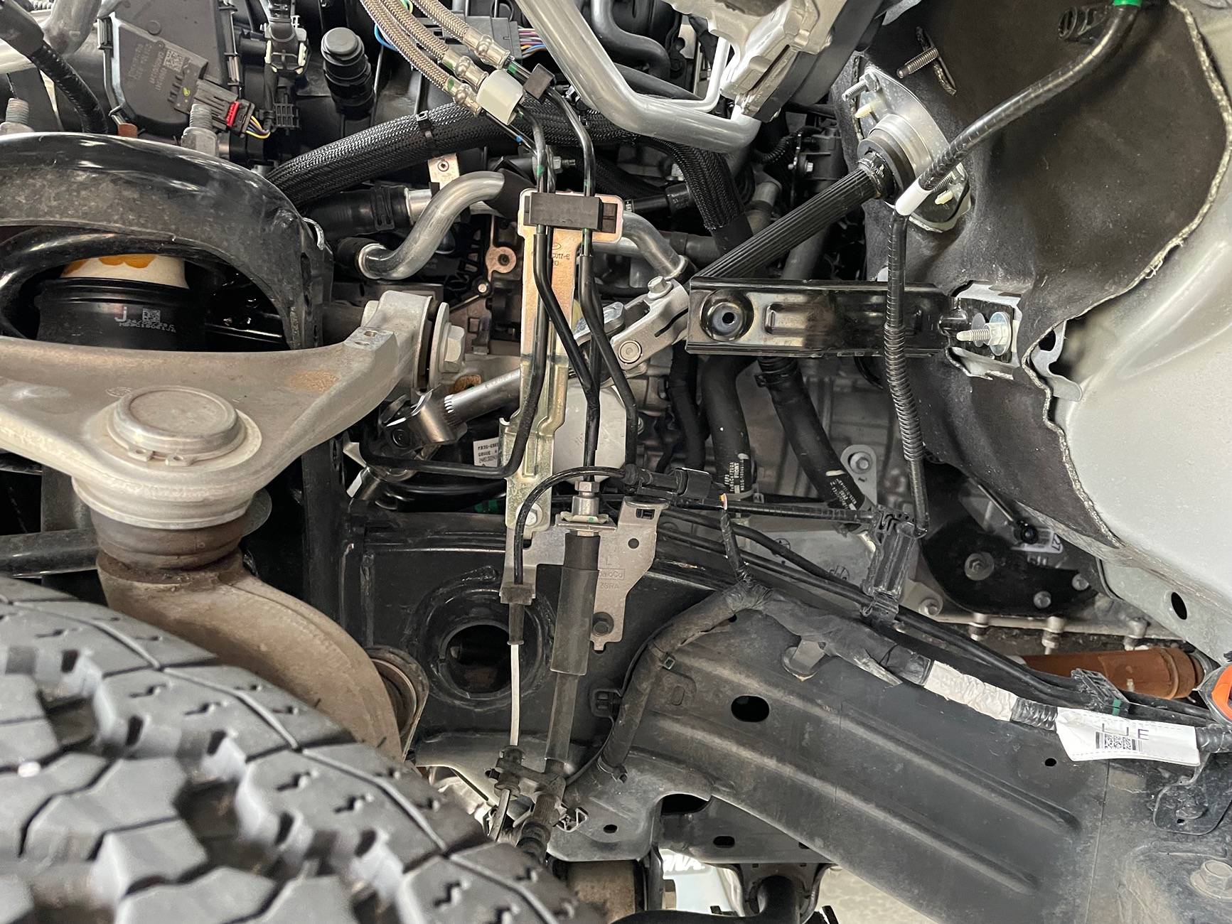 Ford Ranger 2024 2.3L Oil Filter Access Idea IMG_1825