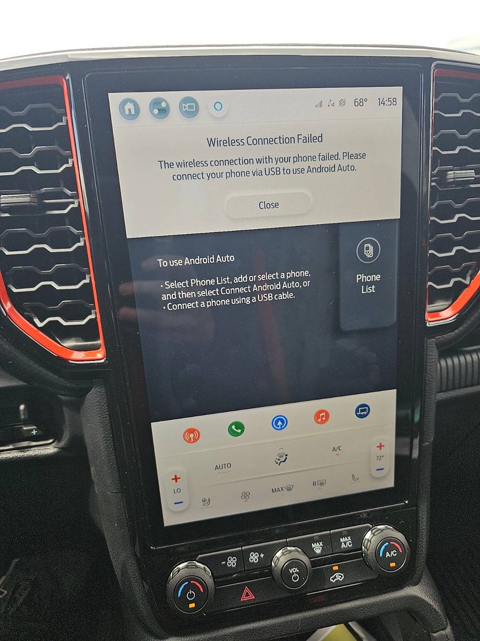 Ford Ranger Android Auto Randomly Disconnecting IMG_20240428_140559