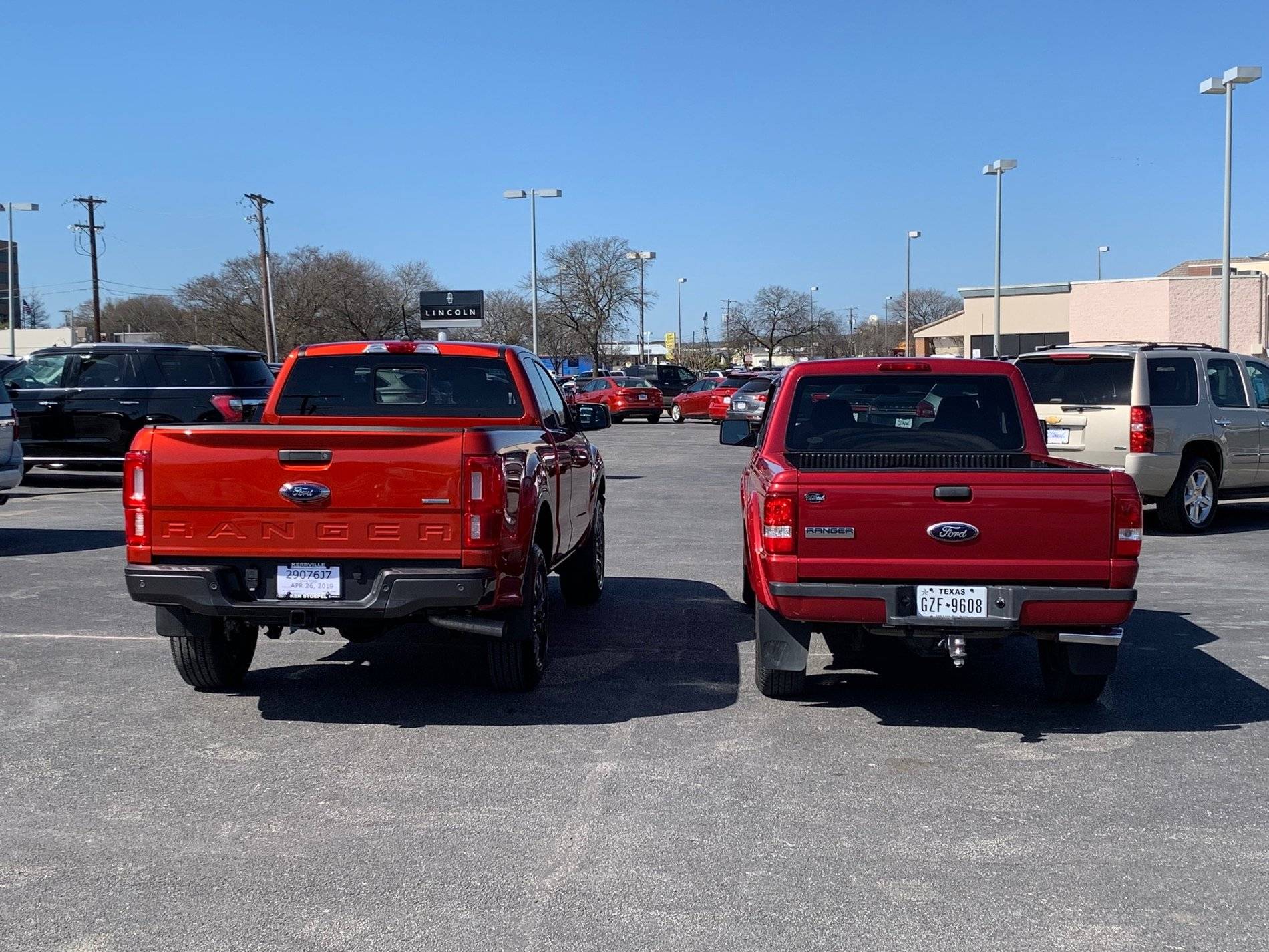 Ford Ranger SupercabS New vs old size comparison IMG_2124