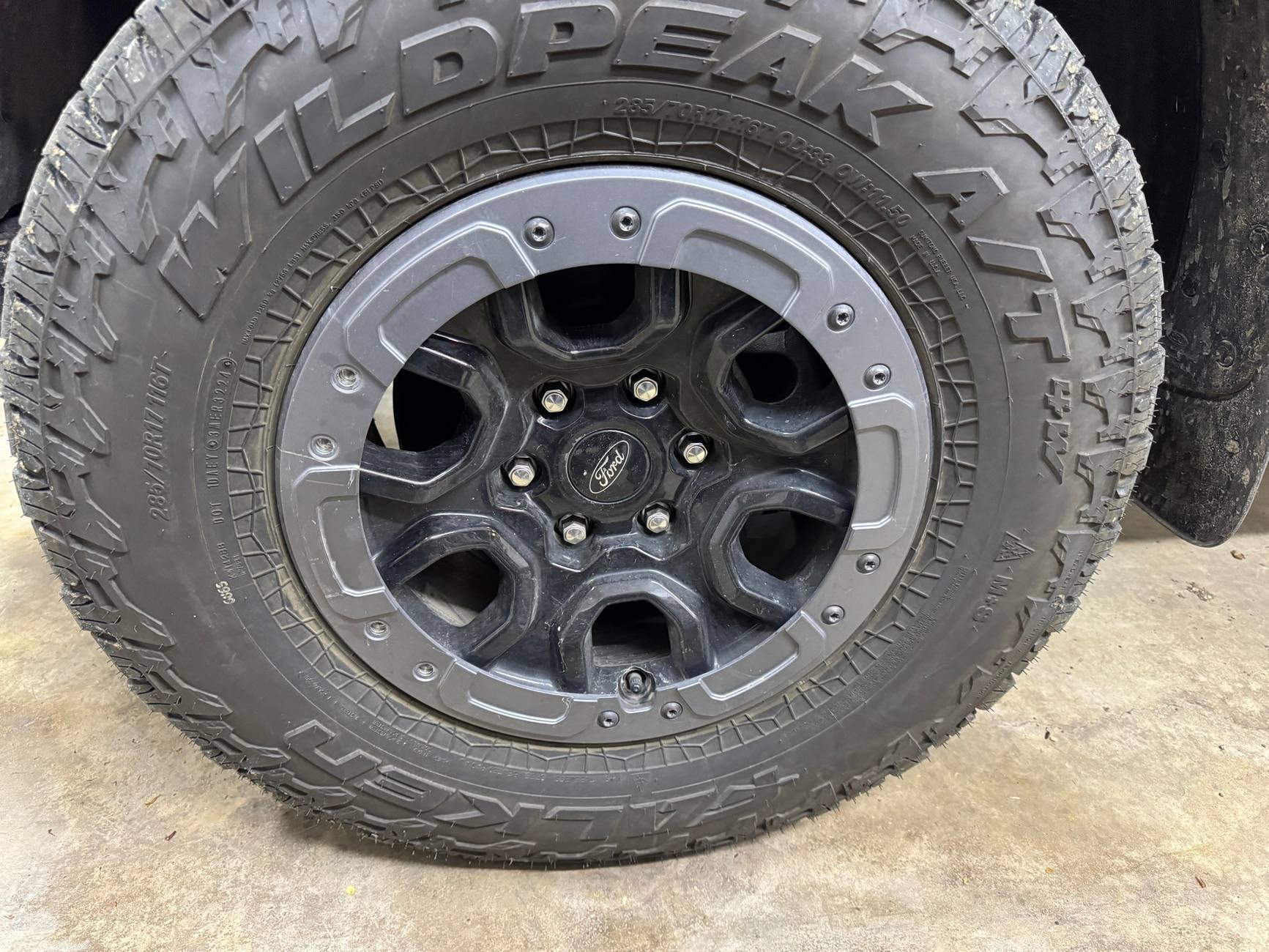 Ford Ranger Have my upgraded Wheels & Tires sorted: 295/70R17 34” tall 12” wide +30 offset img_2333-jpe