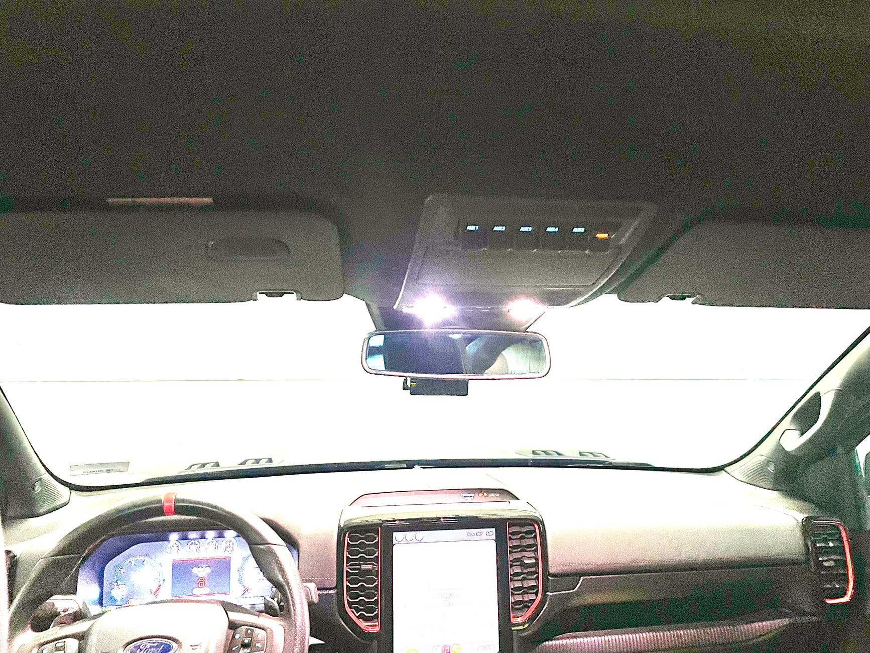 Ford Ranger Sun Visor Stickers by Stickerfab IMG_2526