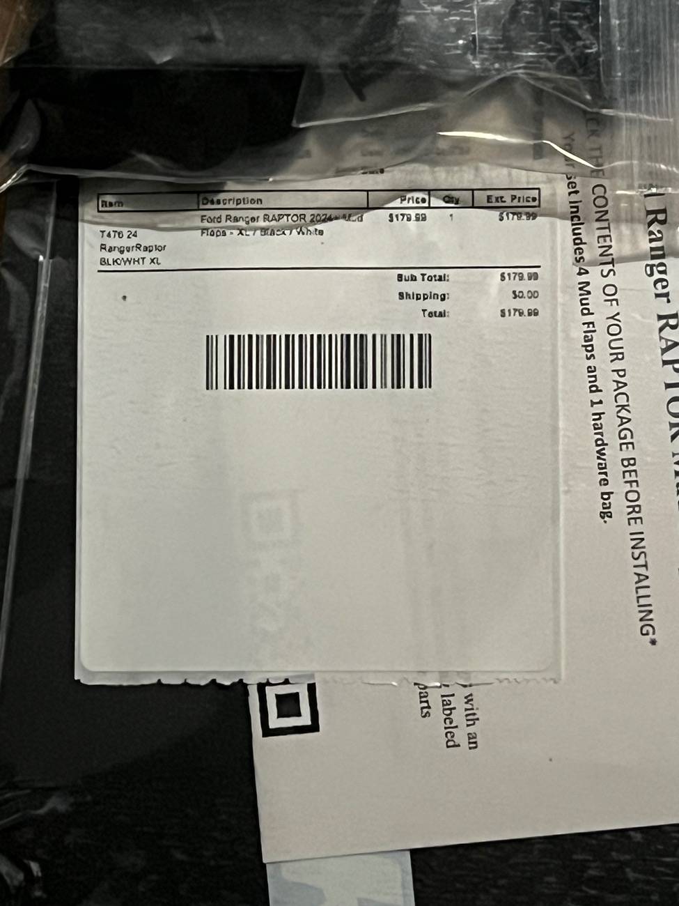 Ford Ranger Bnib roxblockz  XL for Ranger raptor with white lettering IMG_2639
