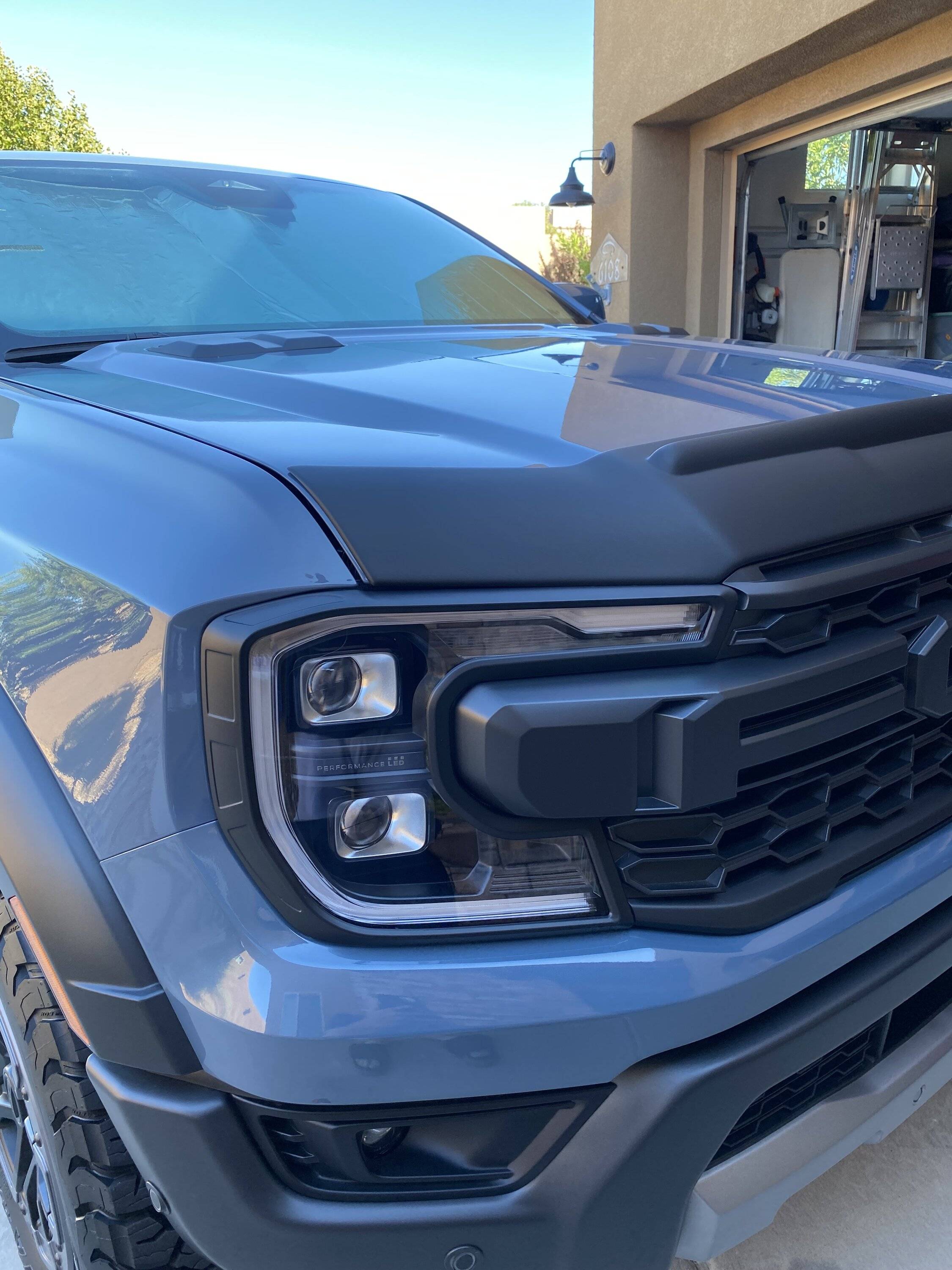 Ford Ranger Installed Front Headlight and Taillight Guards on Ranger Raptor IMG_2761