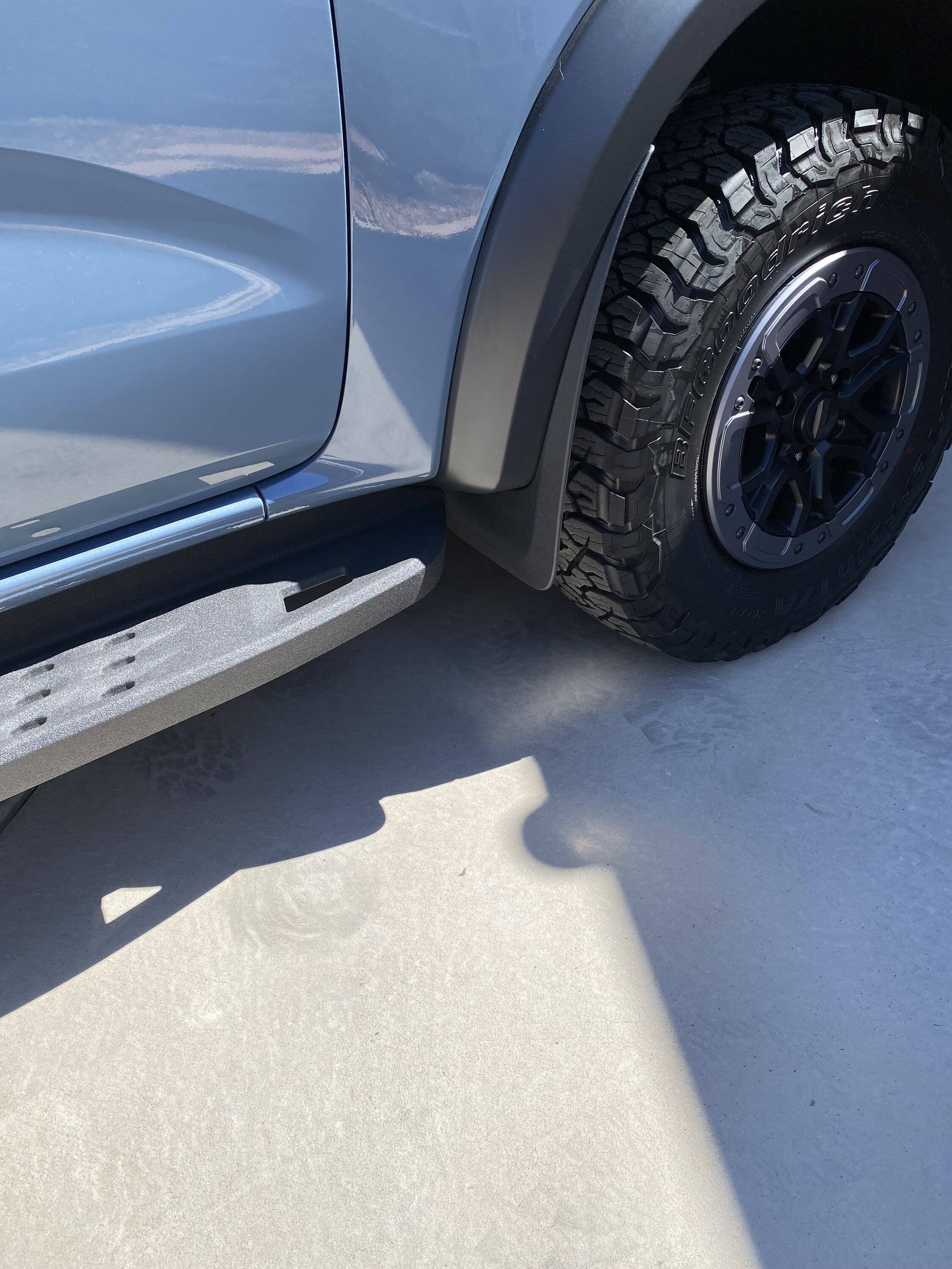 Ford Ranger Installed Ford Performance Mudflaps👍 IMG_2777
