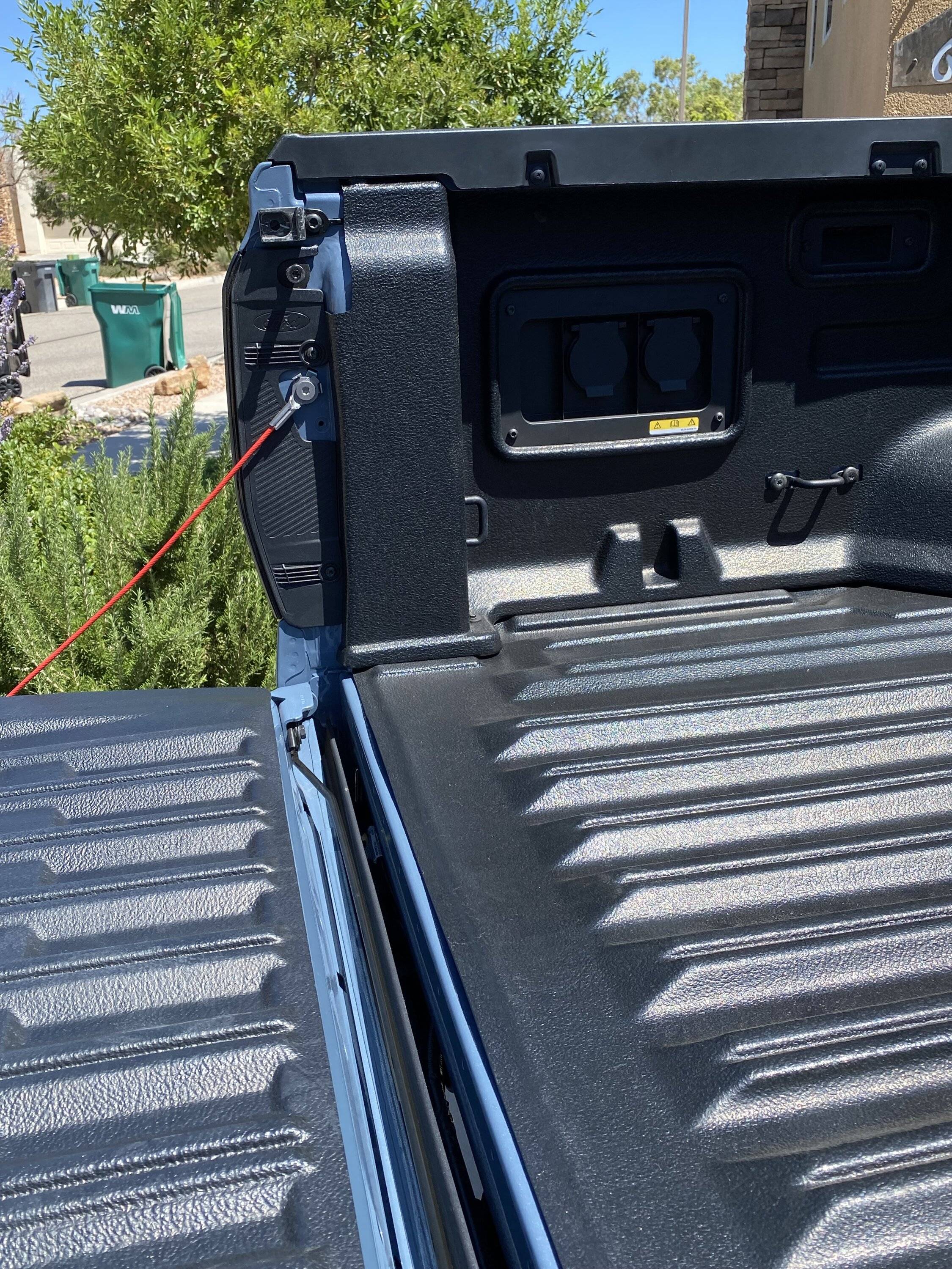 Ford Ranger Ford Accessory Bed Liner and Keypad Installed IMG_2784
