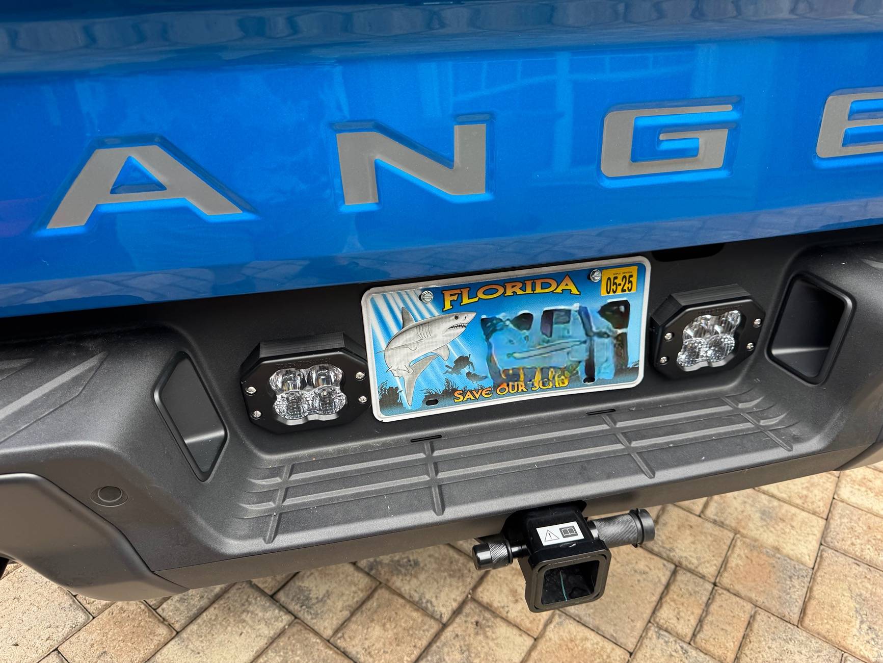Ford Ranger Diode Dynamics SS3 Sport Combo Installed in Rear Bumper w/ help from 3D print IMG_2821