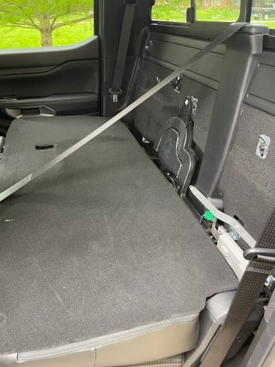 Ford Ranger Center Back Seatbelt Removal IMG_2889-1