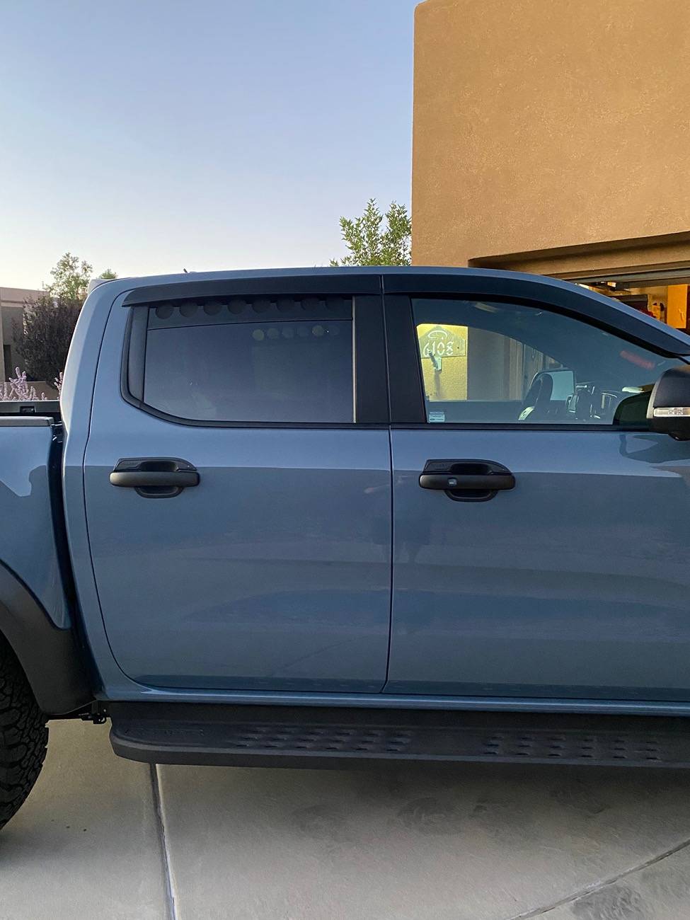 Ford Ranger Added more Matte Black Door Handle Guards & Cups IMG_2917