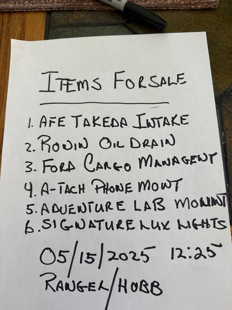 Ford Ranger PARTS FOR SALE/ SOLD RANGER RAPTOR: New Mexico🇺🇸 IMG_3233