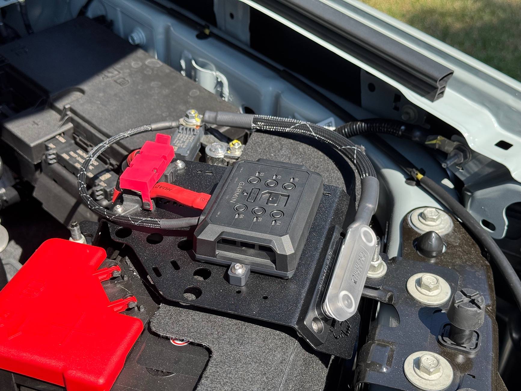 Ford Ranger Garmin Powerswitch install. Would love guidance for the ground IMG_3795