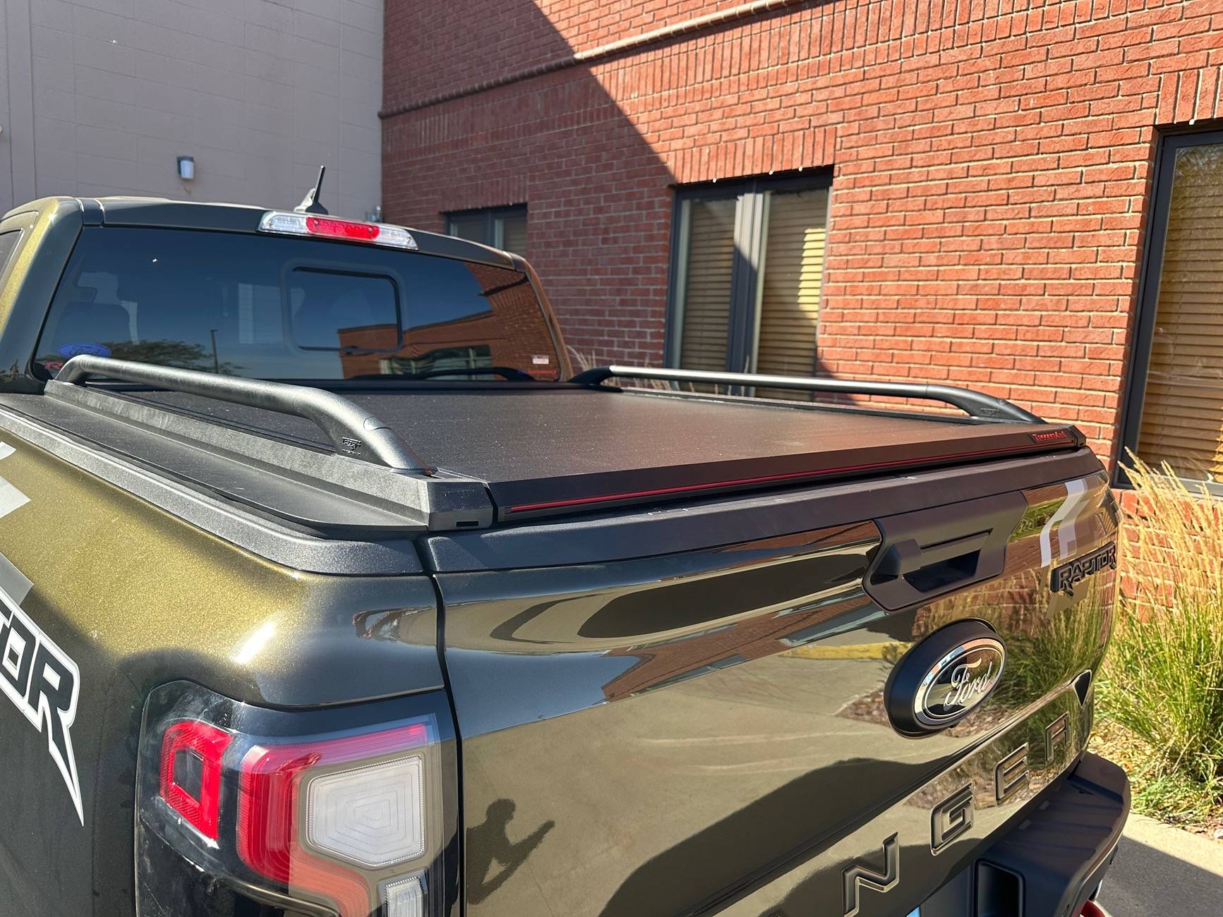 Ford Ranger The Cargo Management Rail System installed IMG_4901