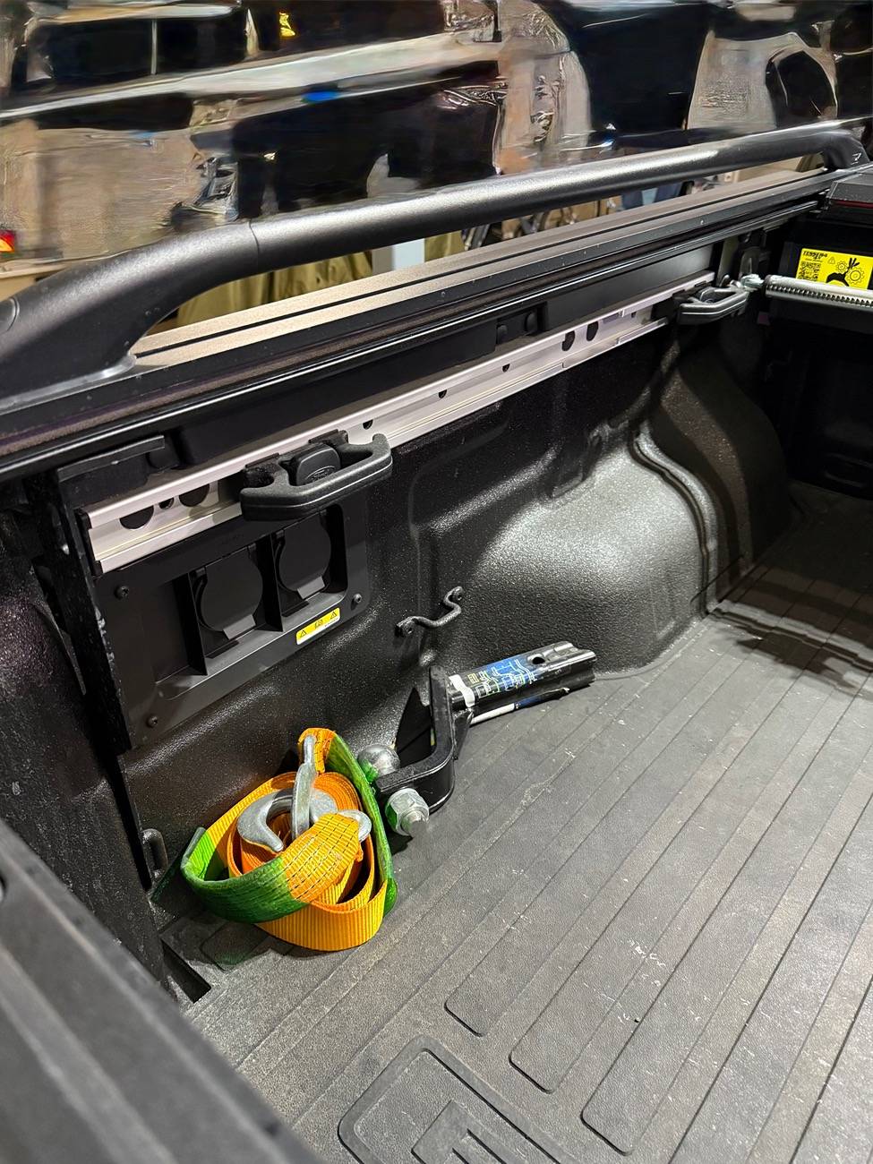 Ford Ranger The Cargo Management Rail System installed IMG_5241
