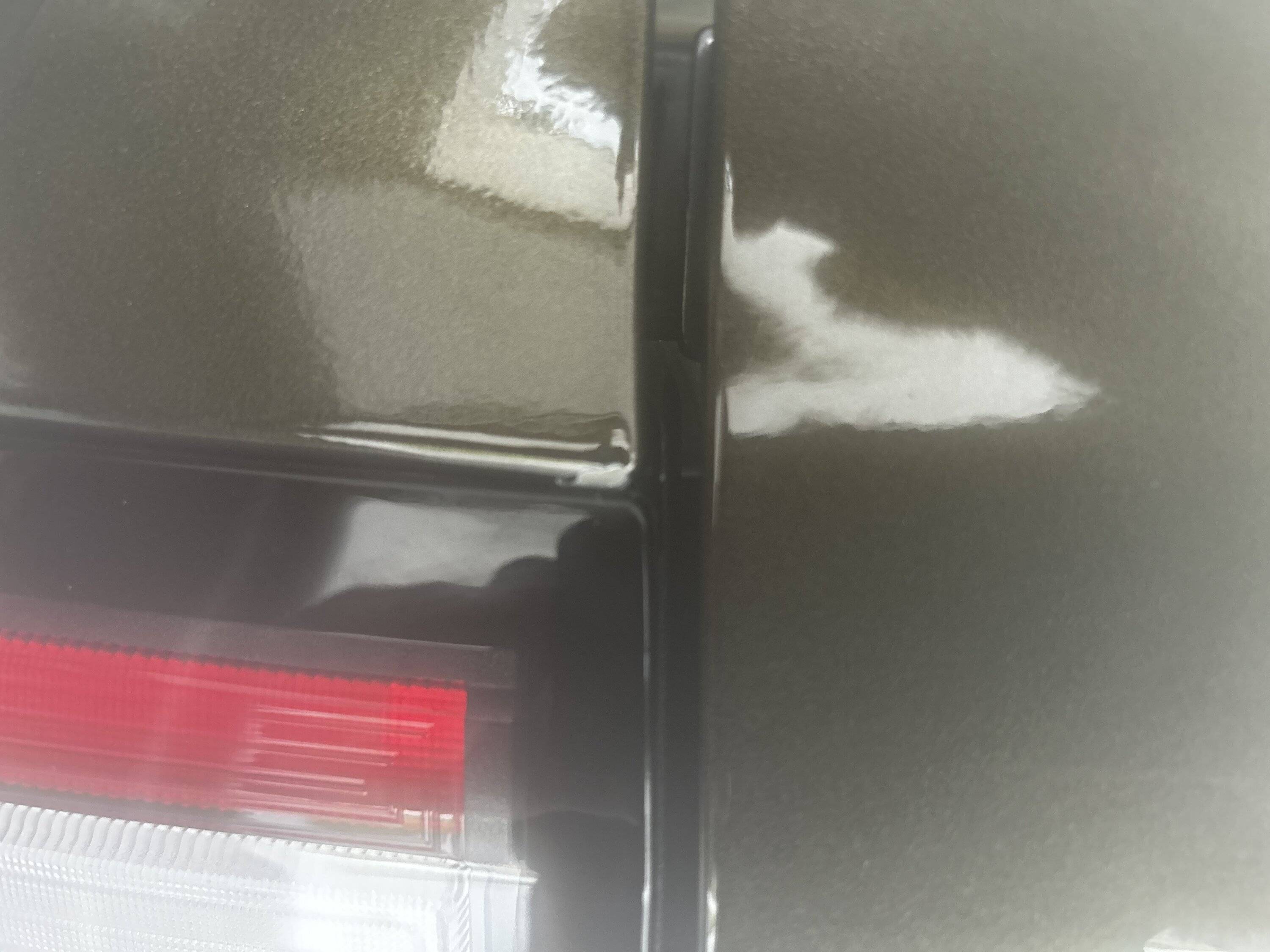 Ford Ranger Paint chipping above the tail light IMG_5361