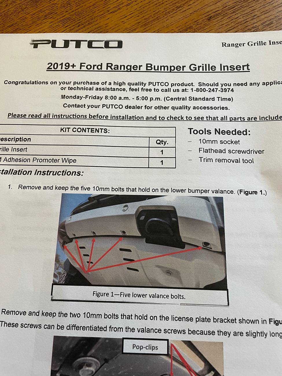 Ford Ranger Putco Ranger Grill Insert IMG_5619