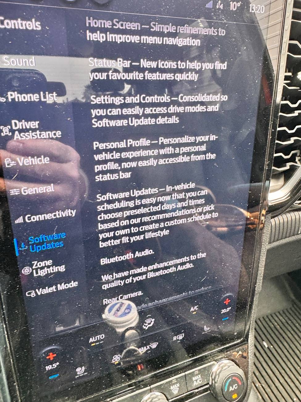 Ford Ranger new SYNC4 SW major update - awkward availability IMG_5683