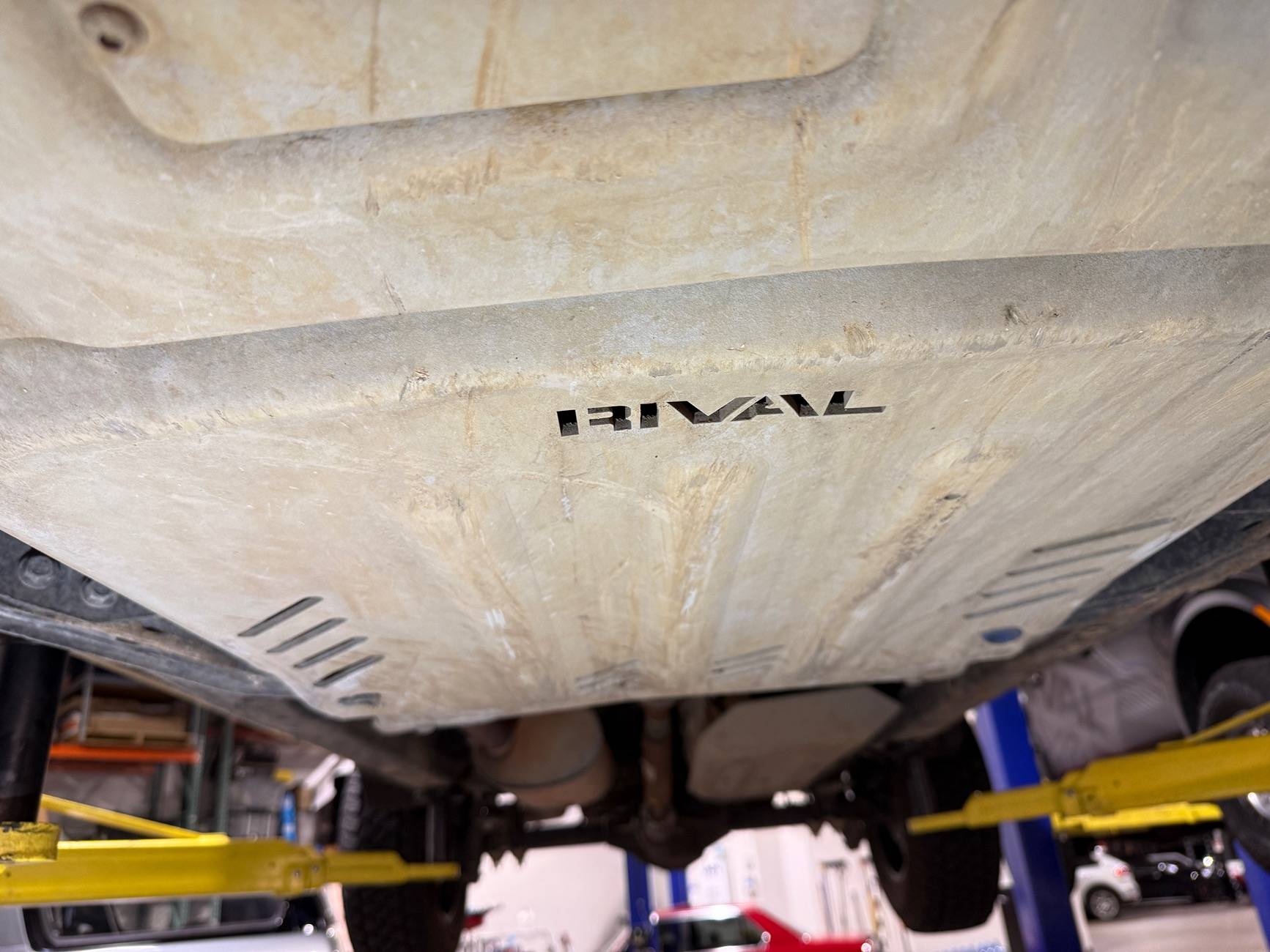 Ford Ranger Rival 4X4 Aluminum Skid Plates VS Factory Steel FX4 Skid Plates IMG_5775