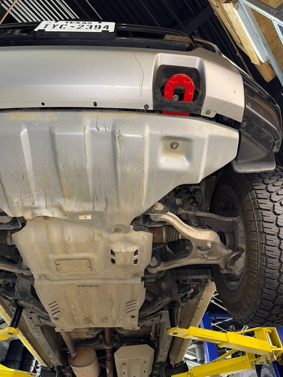 Ford Ranger Rival 4X4 Aluminum Skid Plates VS Factory Steel FX4 Skid Plates IMG_5784