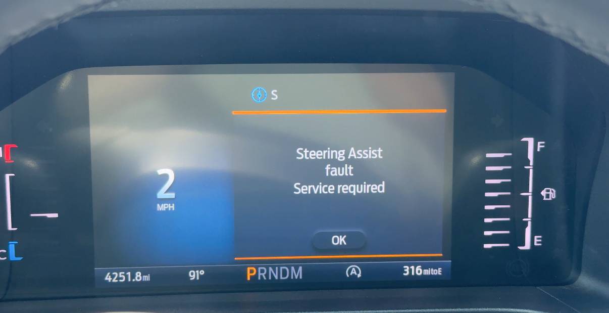 Ford Ranger Steering assist fault + speedo IMG_6283