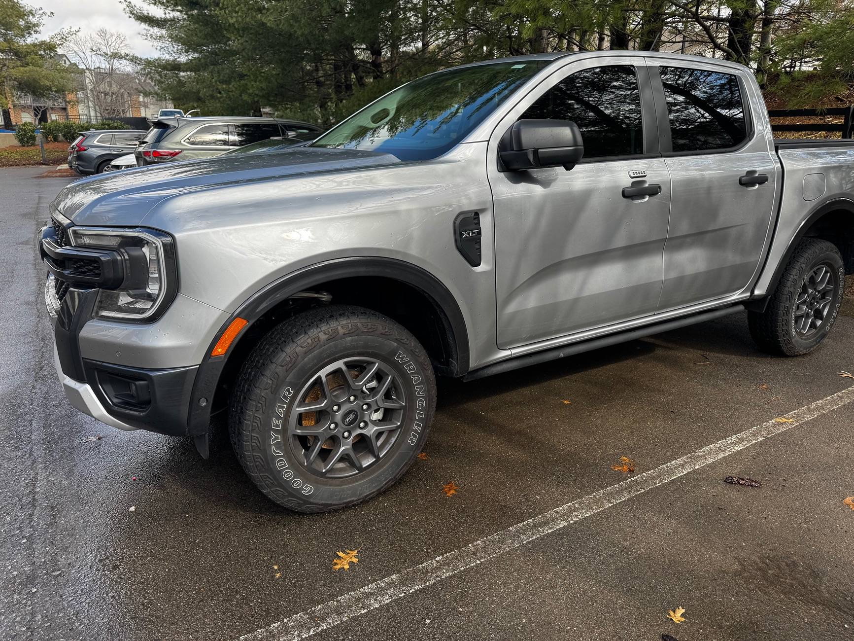 Ford Ranger Bronco Sasquatch Wheels Installed on 2024 Ranger XLT IMG_6387