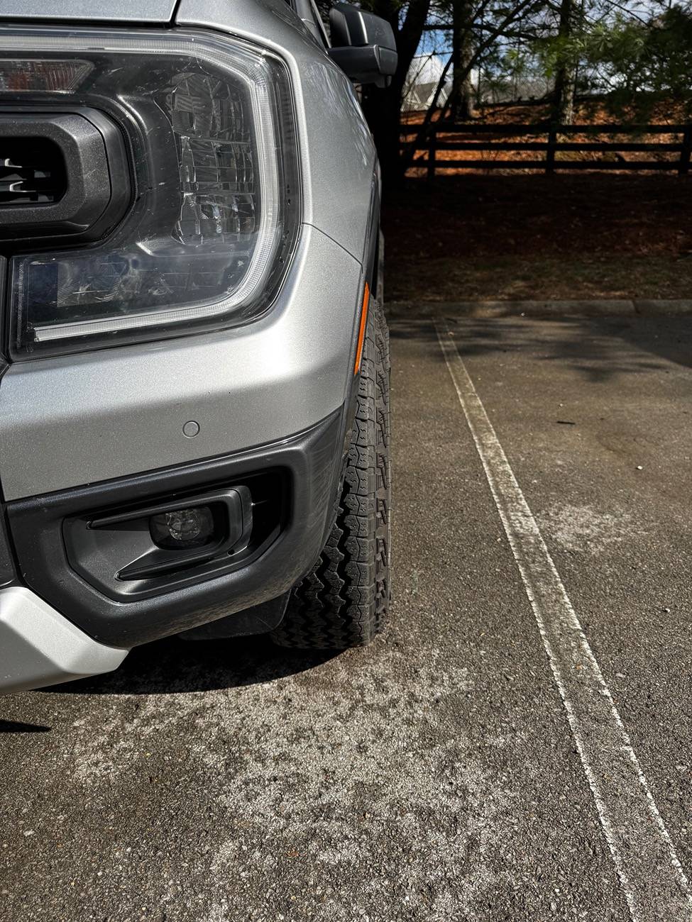 Ford Ranger Bronco Sasquatch Wheels Installed on 2024 Ranger XLT IMG_6399
