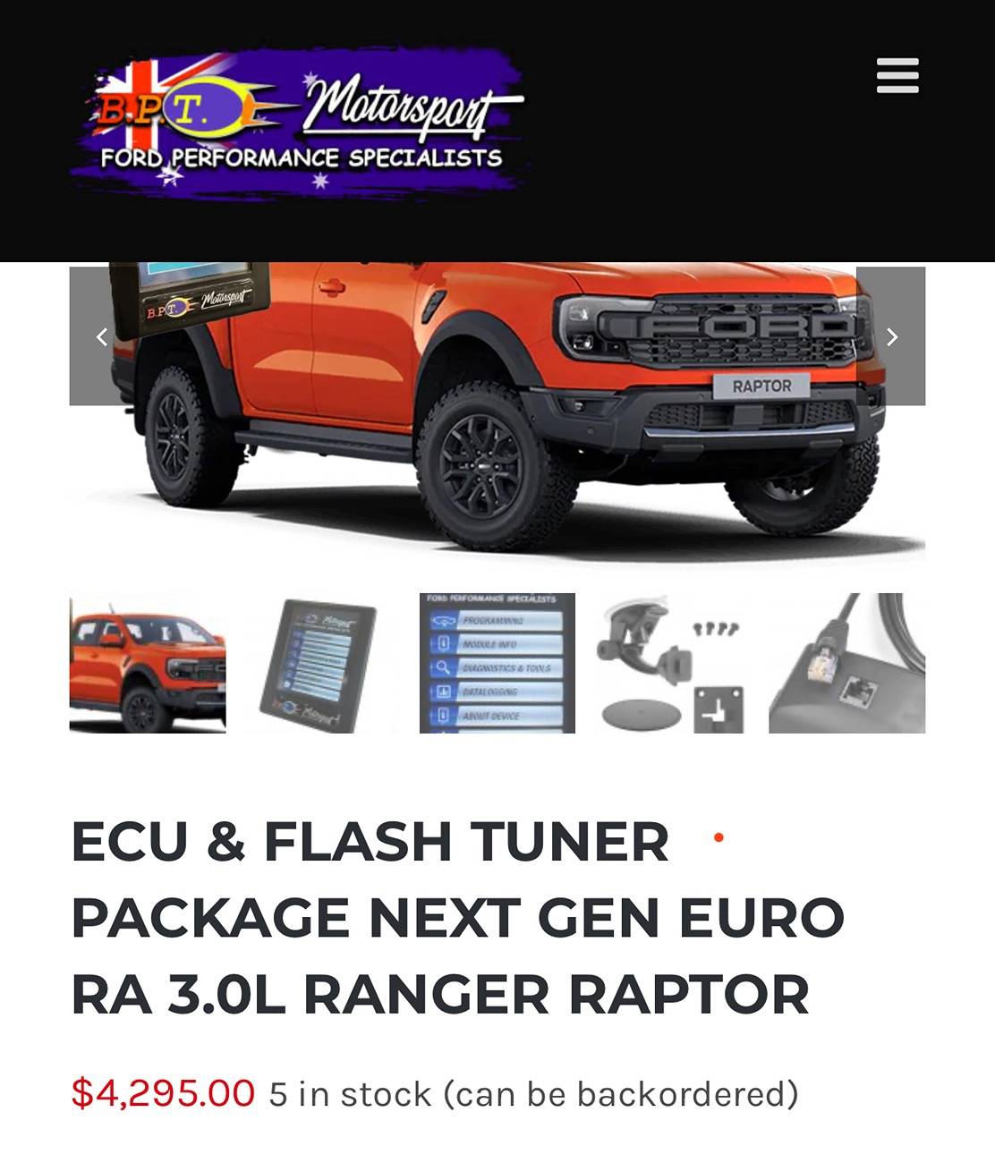 Ford Ranger Ford Ranger Raptor 6th EU unlock/chiptuning IMG_6833