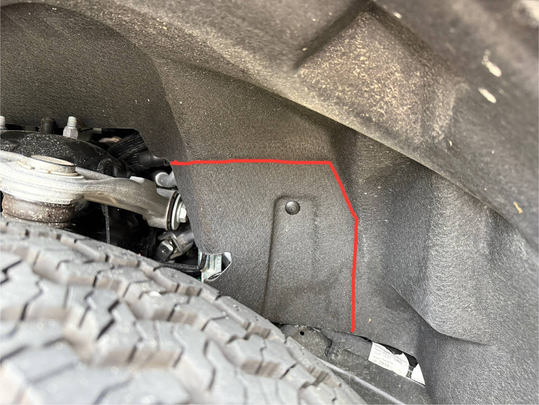Ford Ranger 2024 2.3L Oil Filter Access Idea IMG_7490