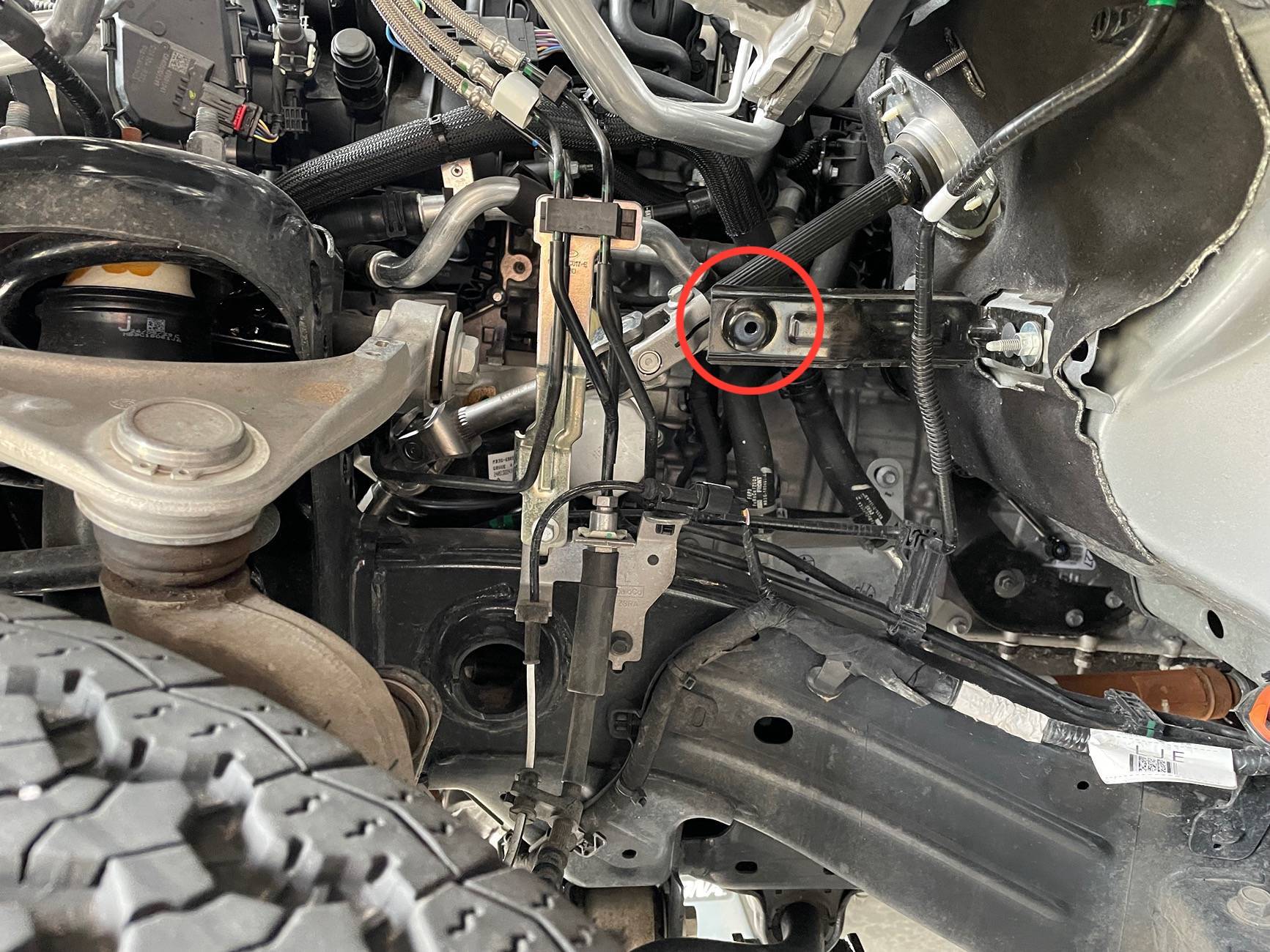 Ford Ranger 2024 2.3L Oil Filter Access Idea IMG_7495