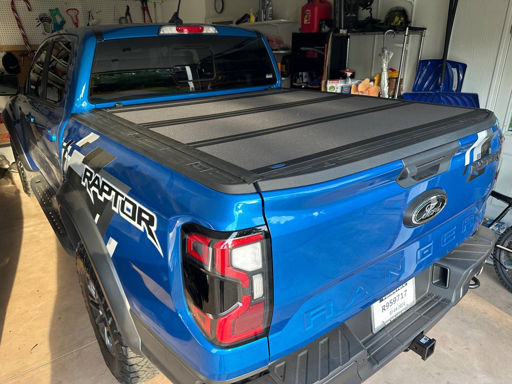 Ford Ranger Installed Ford Branded BAKFlip MX4 Tonneau Cover on XLT FX4 Ranger IMG_7670