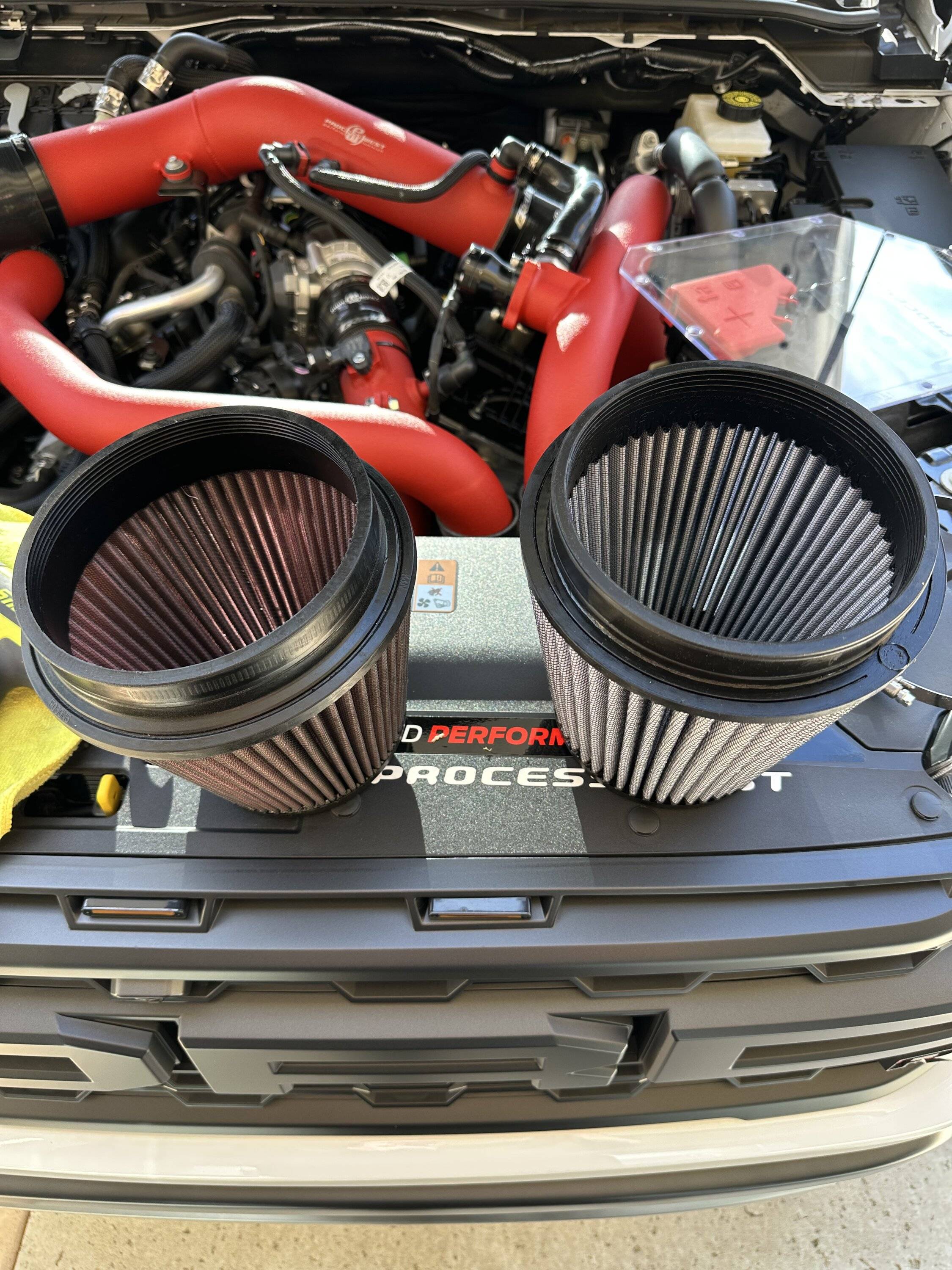 Ford Ranger Performance West intake Dry Filter option for the RR IMG_7929