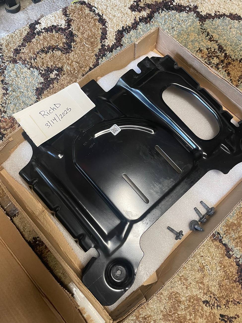 Ford Ranger 2024 FX4 Factory OEM engine skid plate IMG_8032