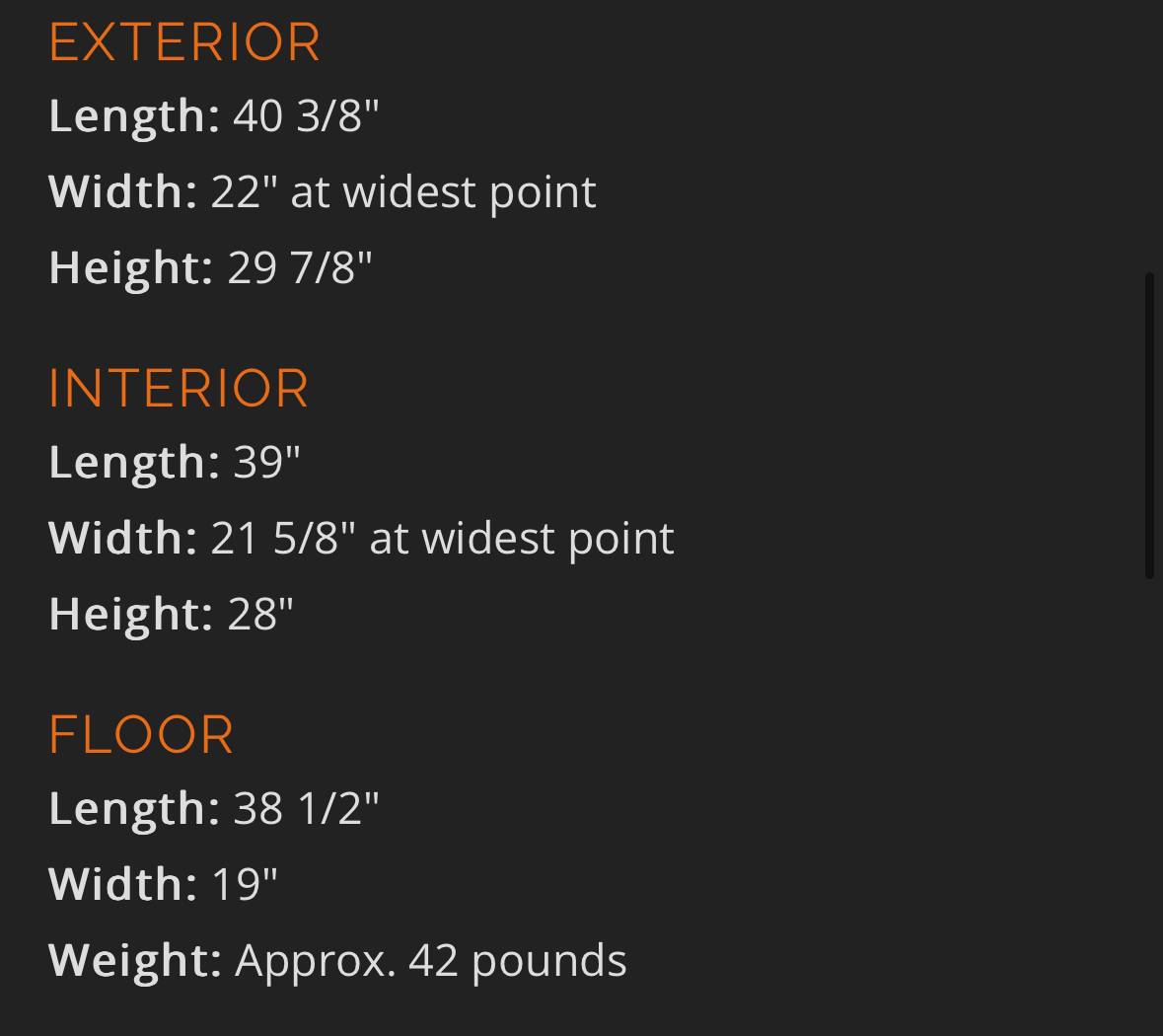 Ford Ranger RR Backseat/Floor dimensions IMG_8297