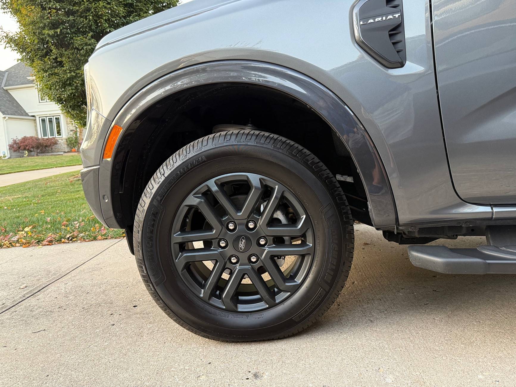 Ford Ranger Not a fan of Lariat wheels, so this is what I did... powder coated dark color IMG_8544