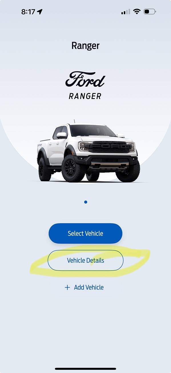 Ford Ranger FordPass update - doesn’t show mileage? IMG_8545