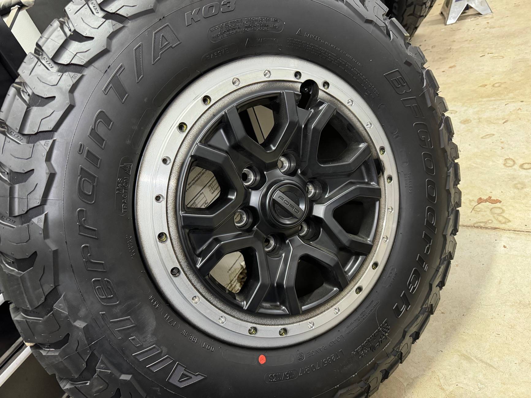 Ford Ranger Have my upgraded Wheels & Tires sorted: 295/70R17 34” tall 12” wide +30 offset IMG_8911