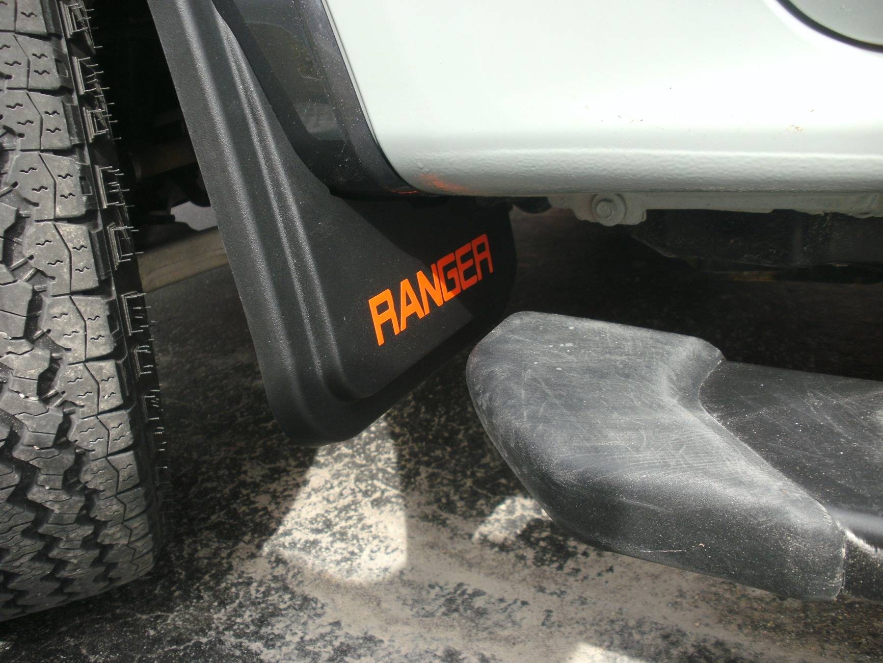 Ford Ranger Need advice for 2025 Ranger Lariat mud flaps MF Front Drv side.JPG