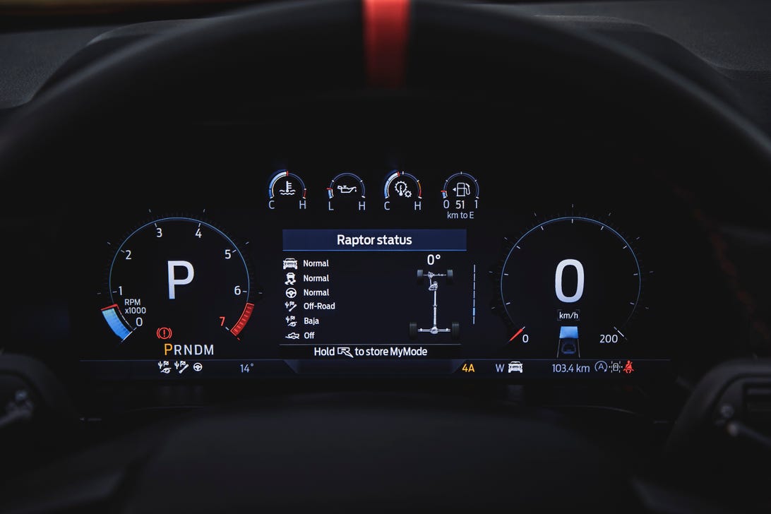 Ford Ranger 2022-2023 Ranger Raptor World Premiere! Wallpapers, Video & Specs next-gen-ranger-raptor-digital-cluster-3