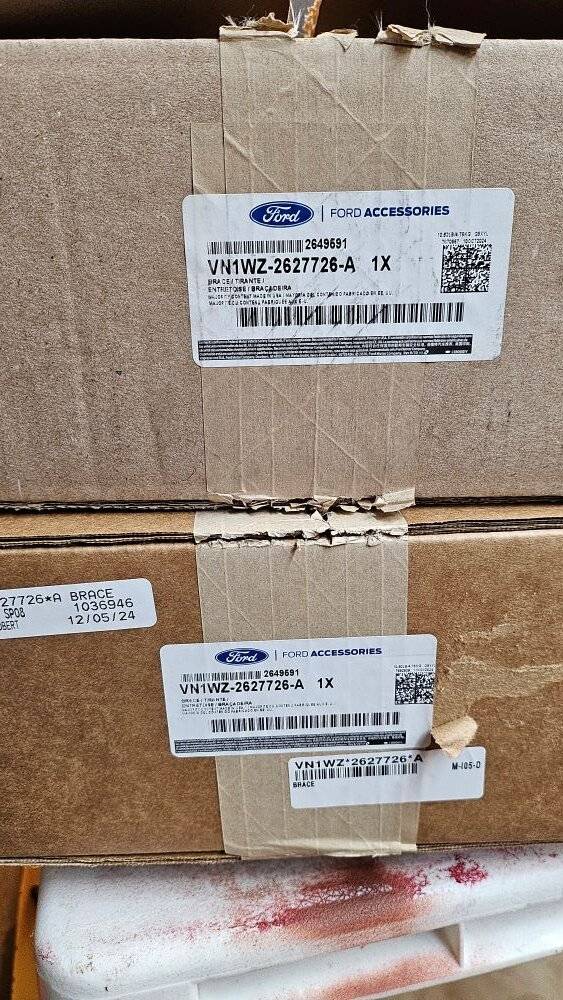 Ford Ranger J braces back in stock Non Raptor J-Braces