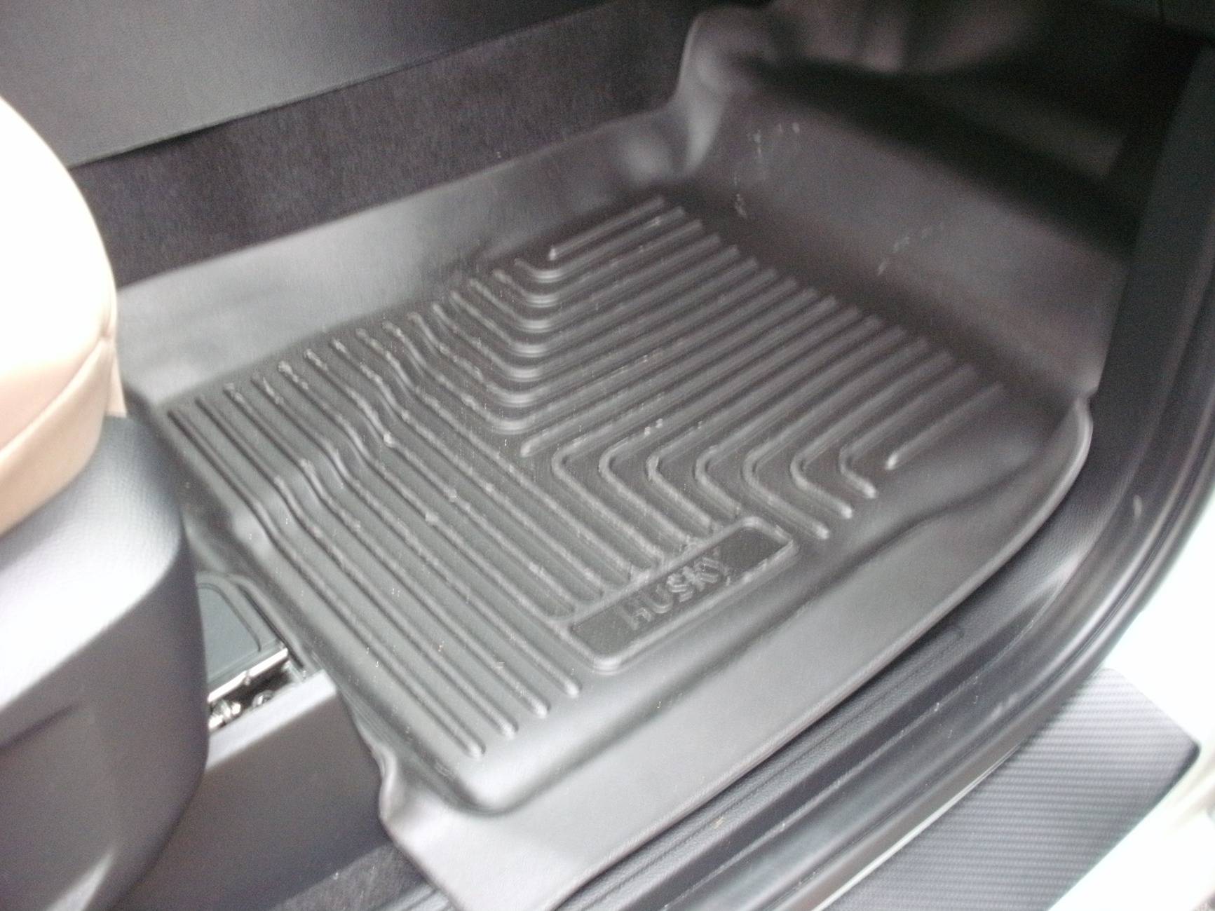 Ford Ranger Husky floor liners installed Pass Mat.JPG