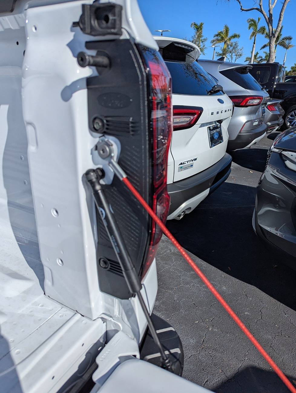 Ford Ranger 2025 discontinued 12v plug in bed. PXL_20250318_142123647