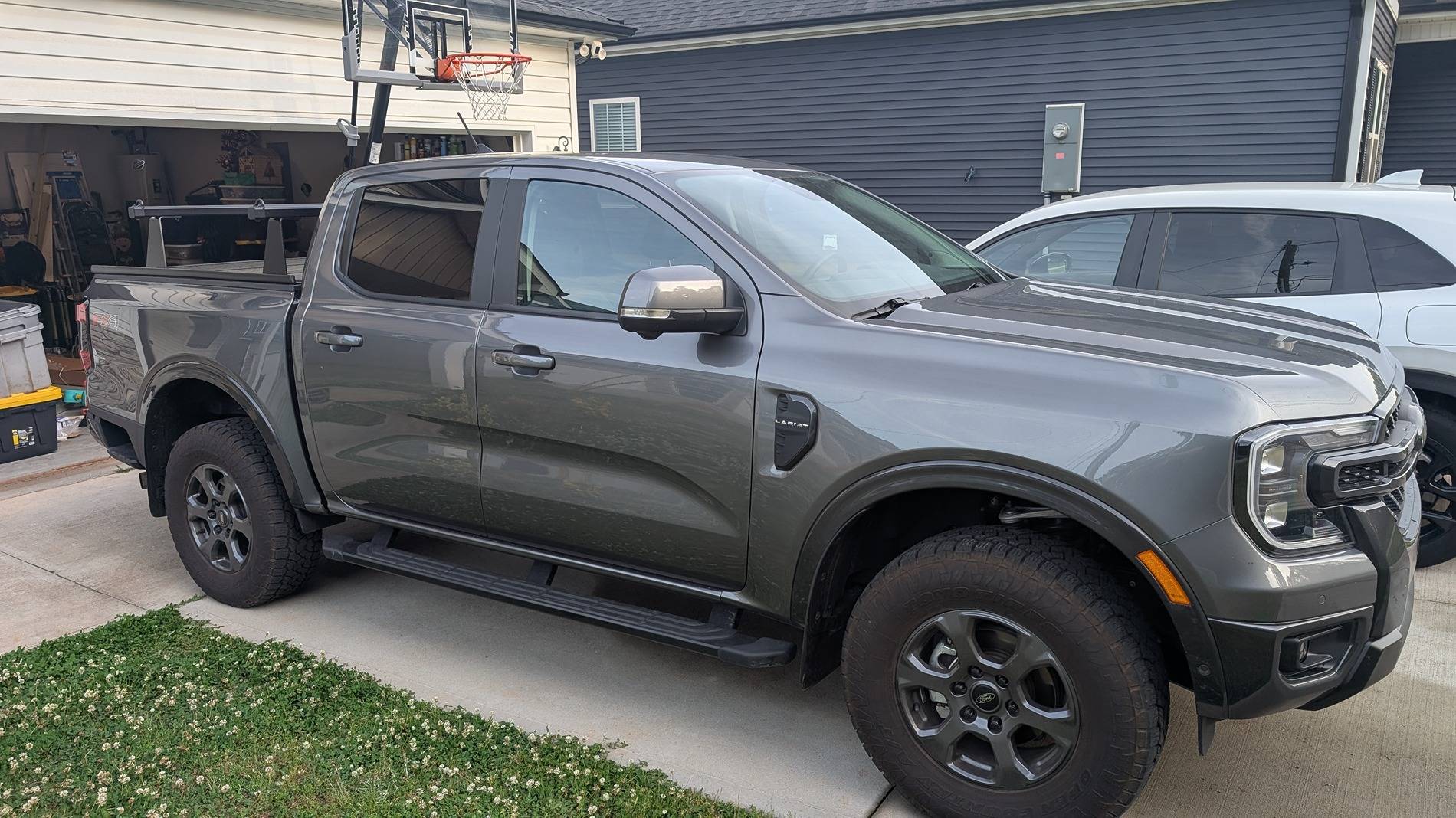 Ford Ranger Installed Gator EFX Tonneau and Adarac Bed Rack Today PXL_20250509_230951078