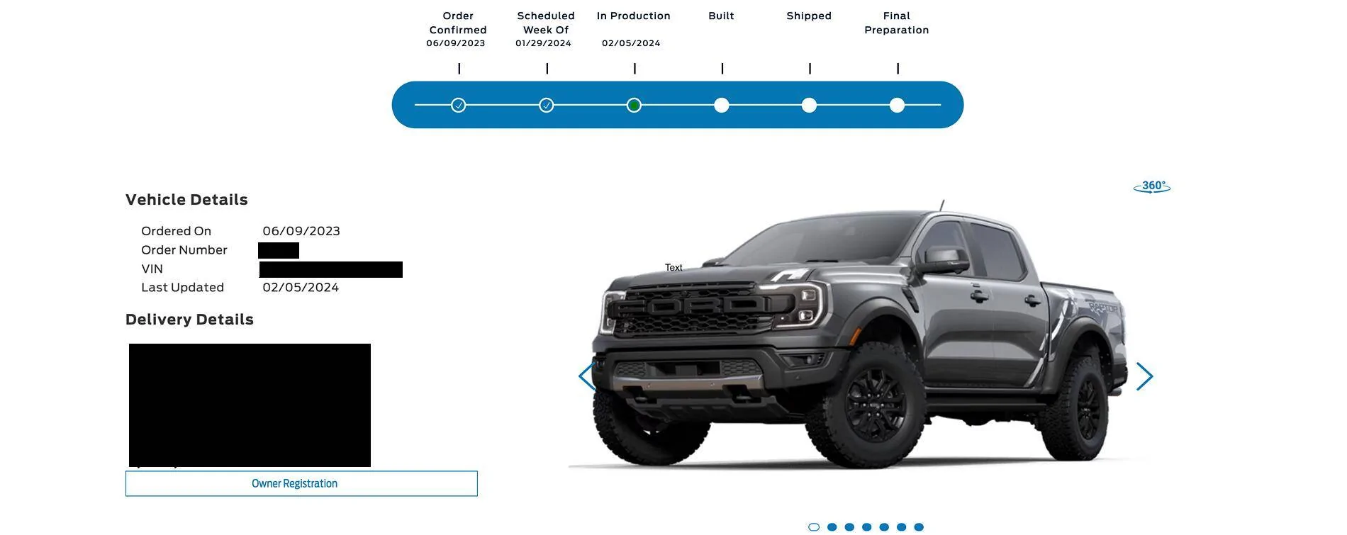 Order Tracker Status | Page 19 | Ranger6G - 2024+ Ranger & Raptor Forum ...