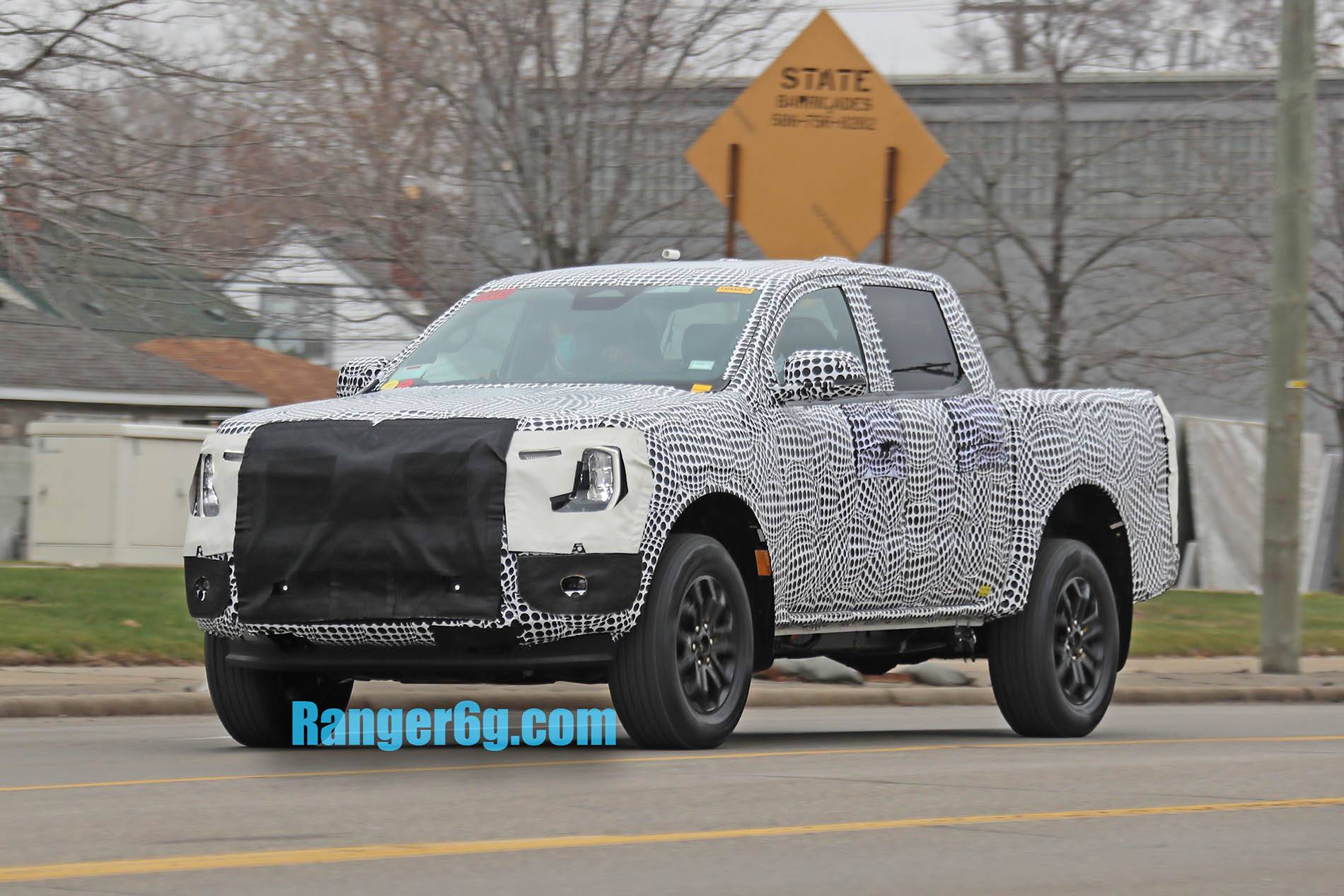 Ford Ranger First 2023 Ranger prototype spotted!! [UPDATED with more close-up photos] Ranger_003