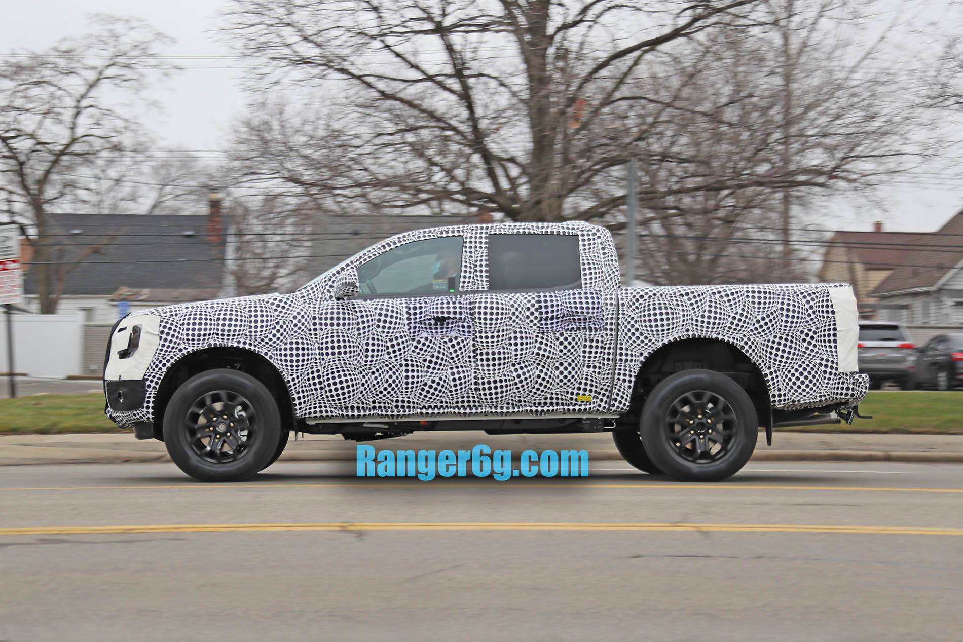 Ford Ranger First 2023 Ranger prototype spotted!! [UPDATED with more close-up photos] Ranger_007