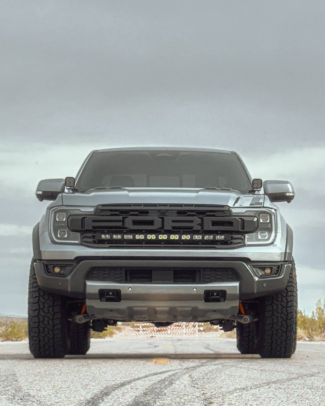 Ford Ranger FMI 2" Collars + Falken Wildpeak AT4 35/11.50/17 on 17x8.5 +25 offset KMC KM552 Wheels Raptor 11