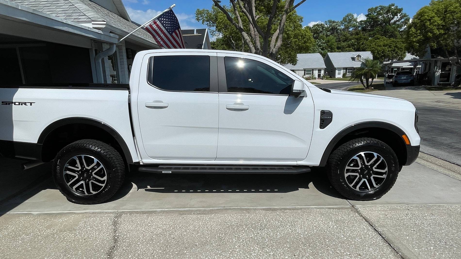 Ford Ranger GoRhino RB20 Slim Running Boards Installed RB20 Slim 08