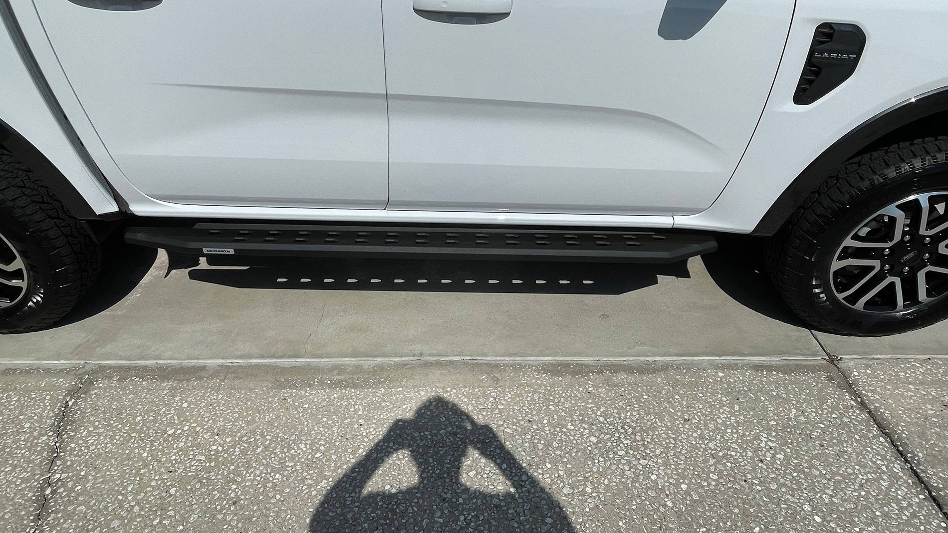 Ford Ranger GoRhino RB20 Slim Running Boards Installed RB20 Slim 09