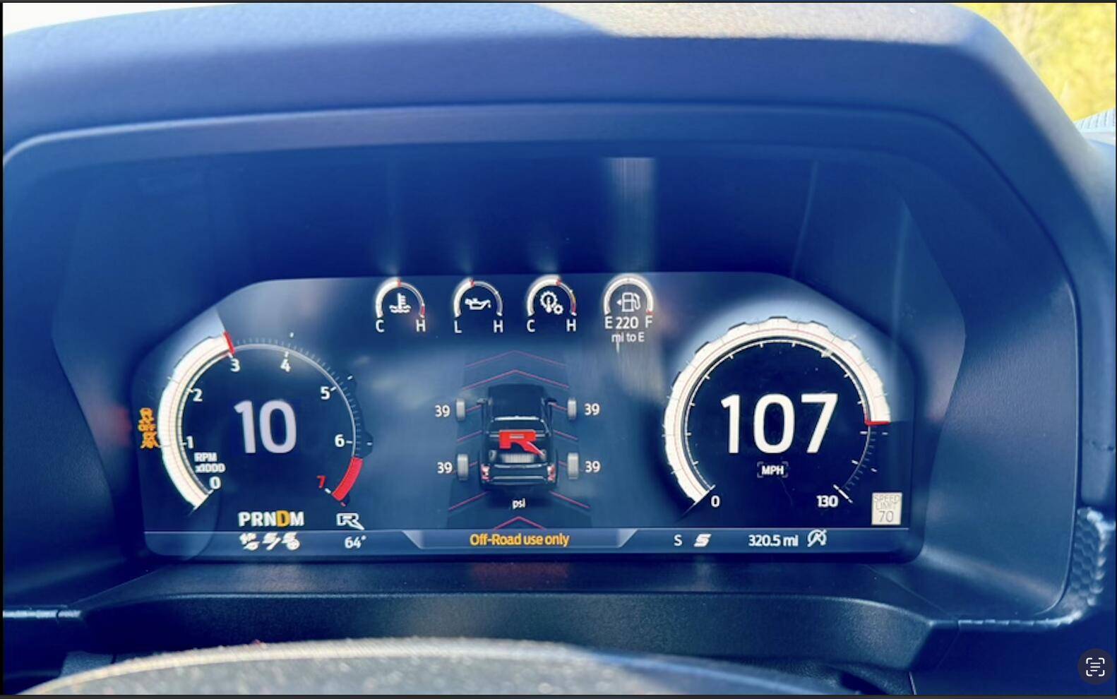 Ford Ranger Ranger Raptor Top Speed Test (Hit 107 MPH) Screenshot 2024-03-30 at 3.27.00 PM