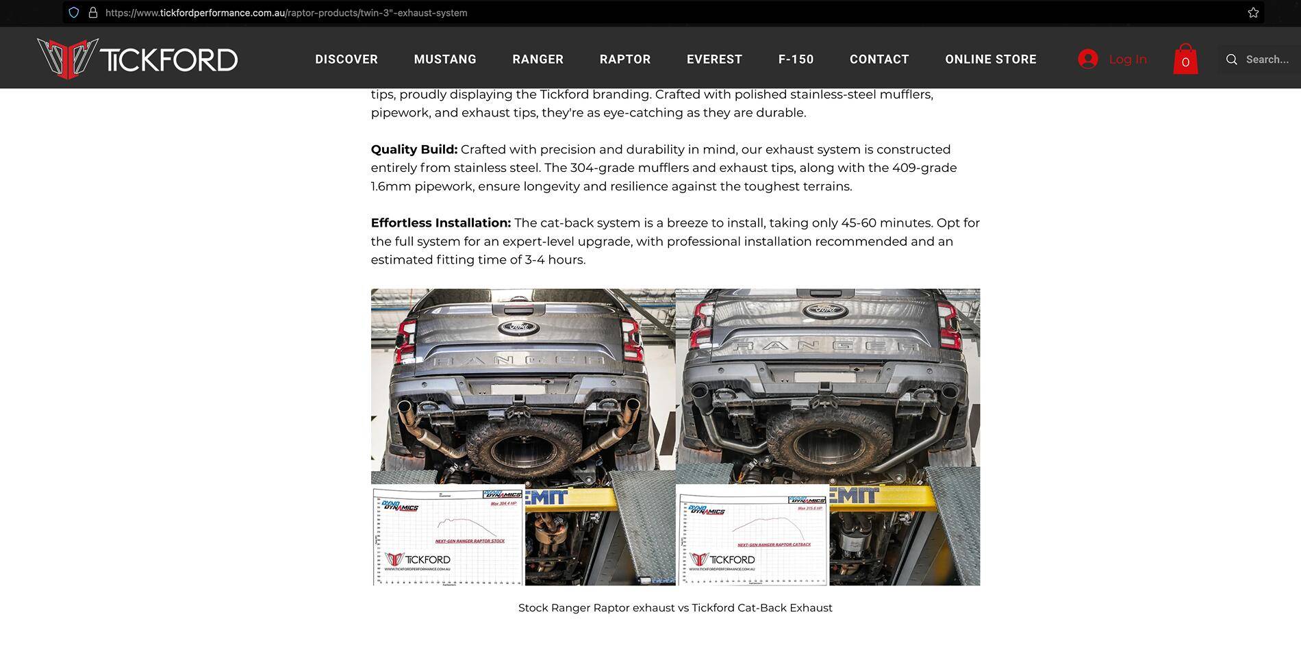 Ford Ranger Has anyone done more of a stealth looking exhaust mod? Screenshot 2024-03-30 at 9.35.58 AM